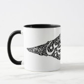 Gratis Palestina kaart en vlag فلسطين Mok (Links)