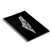 Gratis Palestina kaart en vlag فلسطين Notitieboek (Rechterzijde)