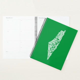 Gratis Palestina kaart en vlag فلسطين Planner