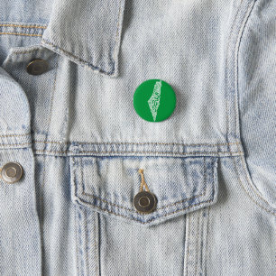 Gratis Palestina kaart en vlag فلسطين Ronde Button 3,2 Cm