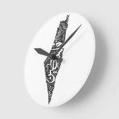 Gratis Palestina kaart en vlag فلسطين Ronde Klok (Hoek)