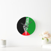 Gratis Palestina kaart en vlag فلسطين Ronde Klok (Huis)