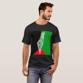 Gratis Palestina kaart en vlag فلسطين T-shirt (Voorkant volledig)