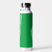 Gratis Palestina kaart en vlag فلسطين Waterfles (Rechts)