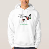Gratis Palestina Mannen Hoodie (Voorkant)