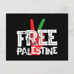 Gratis Palestina Palestijns Patriottisch Staakt-he Briefkaart