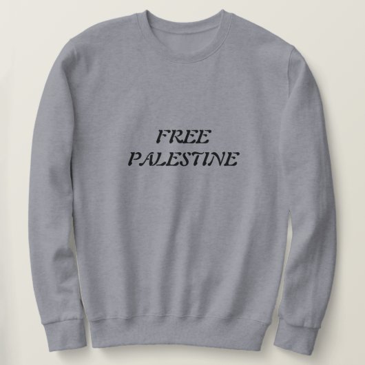 Gratis Palestina sweatshirt (Design voorkant)