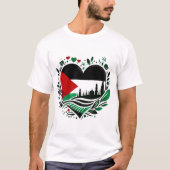 GRATIS PALESTINA T-shirt (Voorkant)