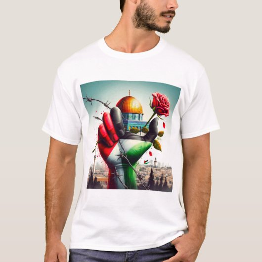 GRATIS PALESTINA T-shirt (Voorkant)