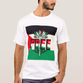 GRATIS PALESTINA T-shirt (Voorkant)