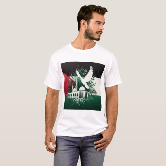GRATIS PALESTINA T-shirt (Voorkant volledig)