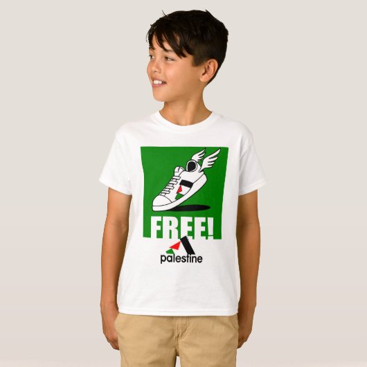 Gratis! Palestina T-shirt (Voorkant volledig)