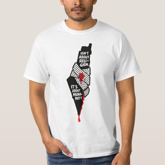 GRATIS PALESTINA T-Shirt (Voorkant)