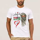 Gratis Palestina T-shirt (Voorkant)