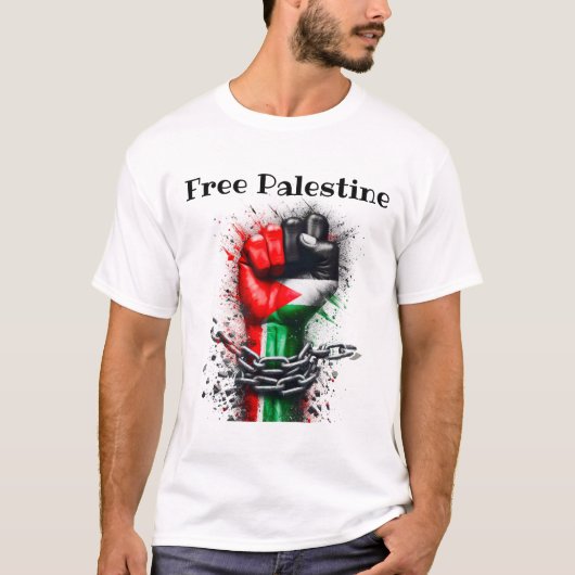 GRATIS PALESTINA T-shirt (Voorkant)