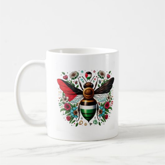 GRATIS PALESTINA T-shirt Koffiemok (Links)