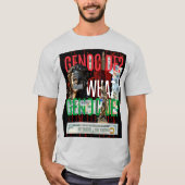 Gratis Palestina T-shirt | Neen aan de genocide in (Voorkant)