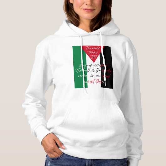 Gratis Palestina T-shirt - Save Gaza Sweatshirt (Voorkant)