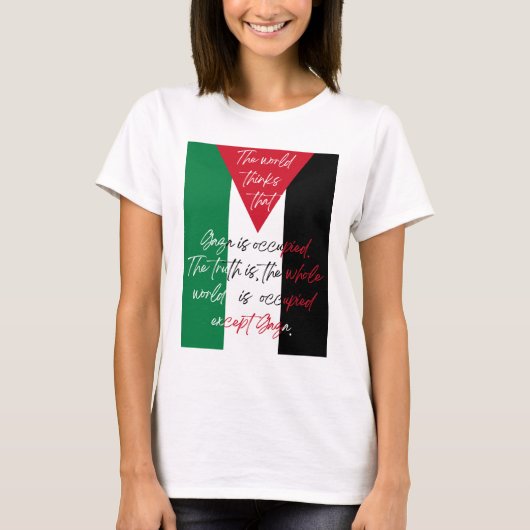 Gratis Palestina T-shirt - Save Gaza T-shirt (Voorkant)