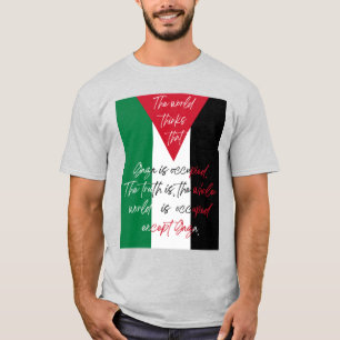 Gratis Palestina T-shirt - Save Gaza T-shirt