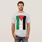 Gratis Palestina T-shirt - Save Gaza T-shirt (Voorkant volledig)