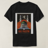 Gratis Palestina T-shirt, Sovjet-stijl T-shirt (Design voorkant)