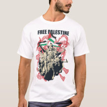 Gratis Palestina Vlag Arabisch Support T-shirt