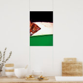 GRATIS PALESTINA Vlag Kat Poster (Keuken)