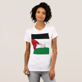 GRATIS PALESTINA Vlag Kat T-shirt (Voorkant volledig)