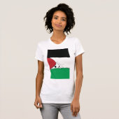 GRATIS PALESTINA Vlag Kat T-shirt (Voorkant volledig)