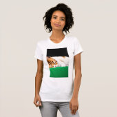 GRATIS PALESTINA Vlag Kat T-shirt (Voorkant volledig)