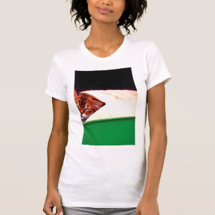 GRATIS PALESTINA Vlag Kat T-shirt