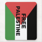 GRATIS PALESTINA VLAG ROOD ZWART GROEN WIT MUISMAT (Voorkant)