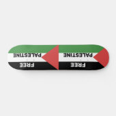 GRATIS PALESTINA VLAG ROOD ZWART GROEN WIT PERSOONLIJK SKATEBOARD (Horizontaal)