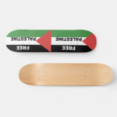 GRATIS PALESTINA VLAG ROOD ZWART GROEN WIT PERSOONLIJK SKATEBOARD (Horizontaal)