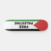 GRATIS PALESTINA VLAG ROOD ZWART GROEN WIT PERSOONLIJK SKATEBOARD (Horizontaal)