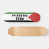 GRATIS PALESTINA VLAG ROOD ZWART GROEN WIT PERSOONLIJK SKATEBOARD (Horizontaal)