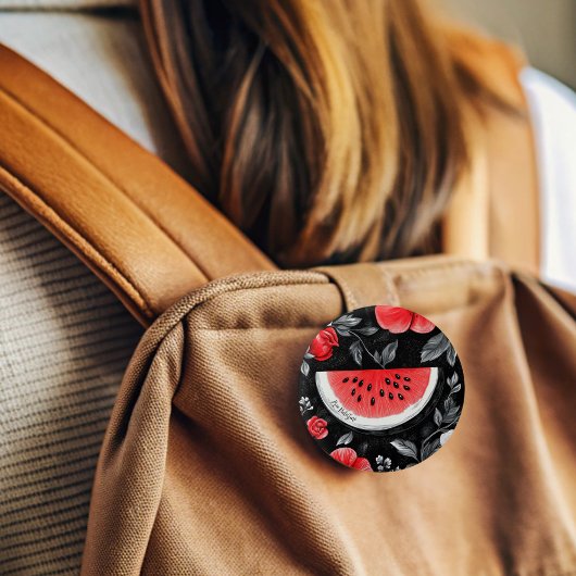 Gratis Palestina Watermeloen Ronde Button 3,2 Cm