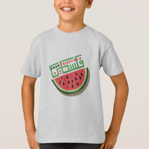 GRATIS PALESTINA WATERMELOEN T-SHIRT