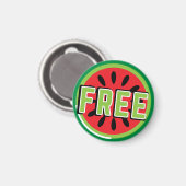 Gratis Palestina watermeloen- Vrijheid voor Palest Magneet (Voorkant / Achterkant)