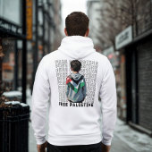 GRATIS PALESTINA wit Hoodie