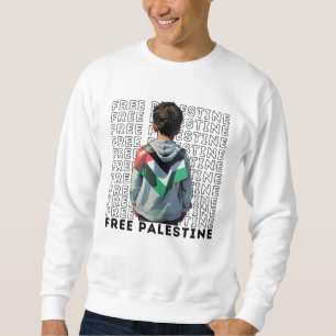 GRATIS PALESTINA wit Trui