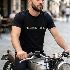 GRATIS PALESTINA zwart T-shirt voor man