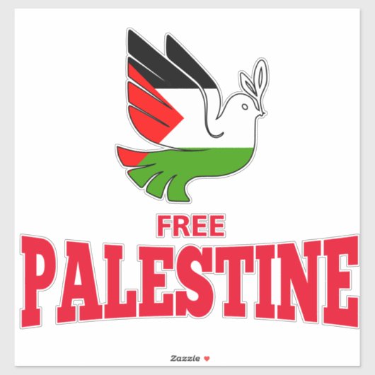 Gratis Palestine auto Sticker (Vel)