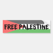 GRATIS PALESTINE Bumpersticker (Voorkant)
