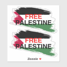 GRATIS PALESTINE Custom-Cut Vinyl Sticker