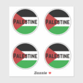 GRATIS PALESTINE FLAG Custom-Cut Vinyl Sticker (Vel)