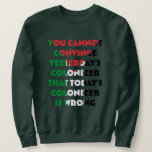 Gratis Palestine Sweatshirt - Save Gaza Sweatshirt<br><div class="desc">Palestine sweatshirt, T-shirt met lange mouwen, zeg nee tegen de genocide op Gaza met dit unieke Palestijnse sweatshirt : " Je kunt de kolonisator van gisteren er niet van overtuigen dat de kolonisator van vandaag niet klopt. "Dit Palestine Quote sweatshirt met lange mouwen voor mannen, heeft een gewaagde uitspraak, gekleurd...</div>