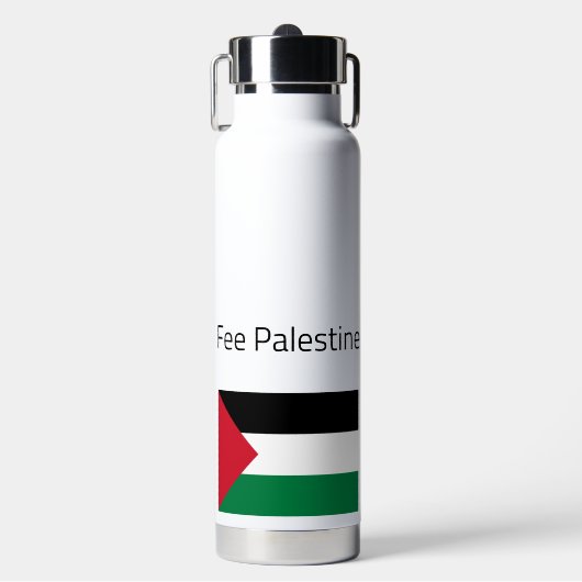 Gratis Palestine Waterfles (Voorkant)