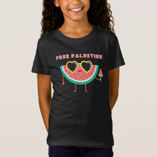gratis palestine Watermeloen Palestina schattig kl T-shirt